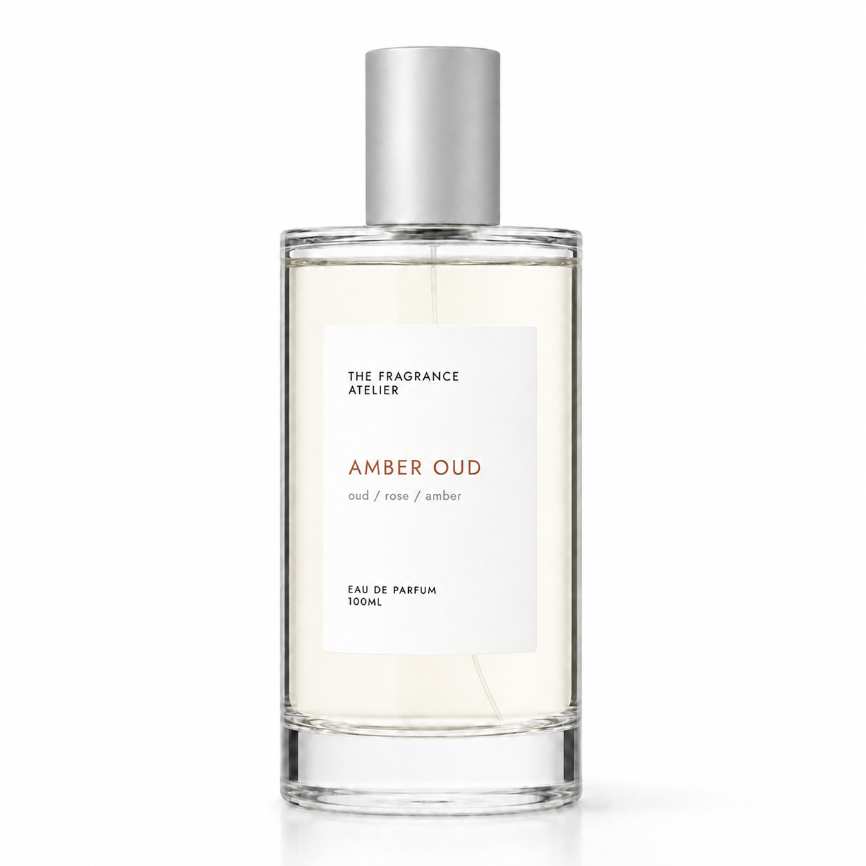 Amber Oud Eau de Parfum 100ml bottle by The Fragrance Atelier