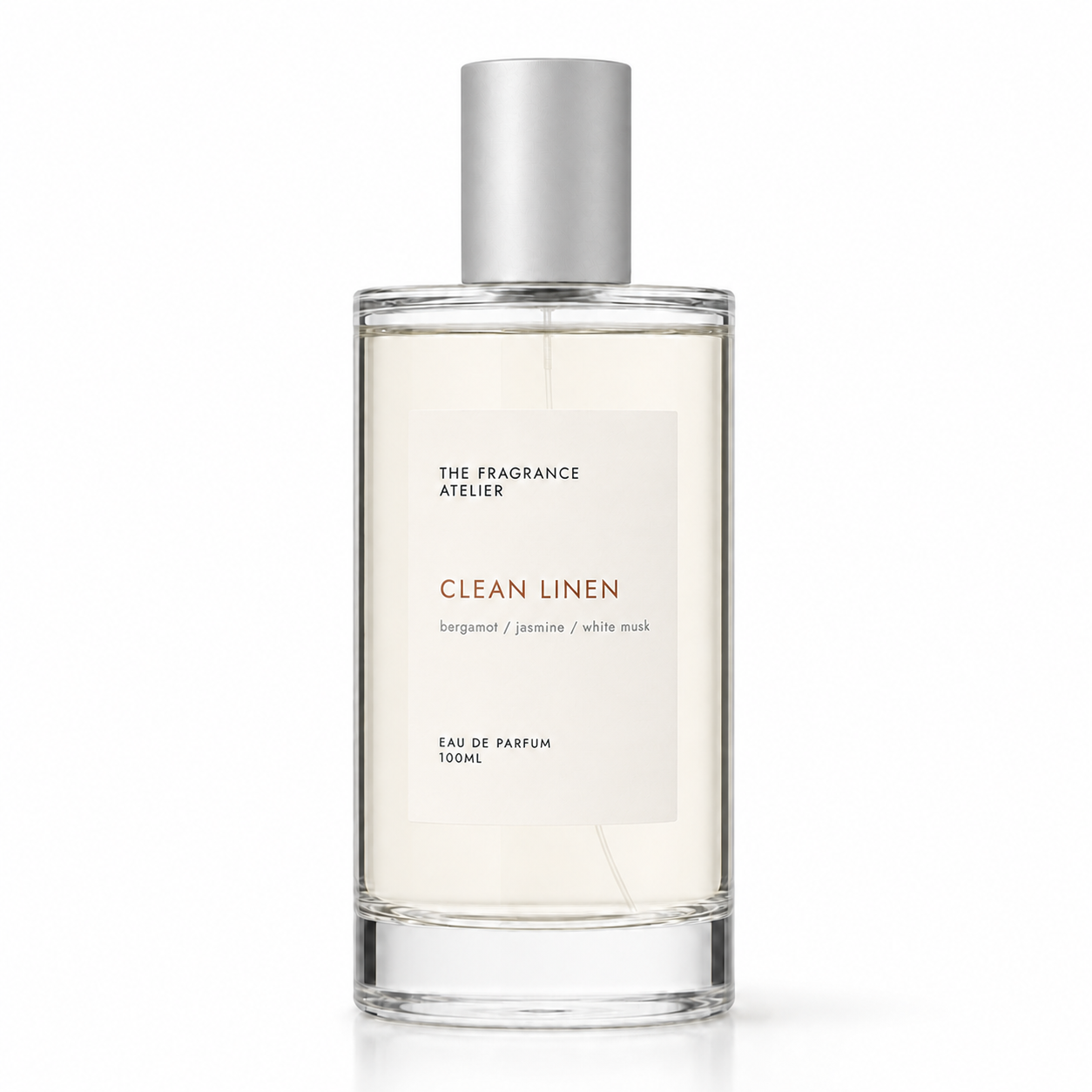 Clean Linen Eau de Parfum 100ml bottle by The Fragrance Atelier