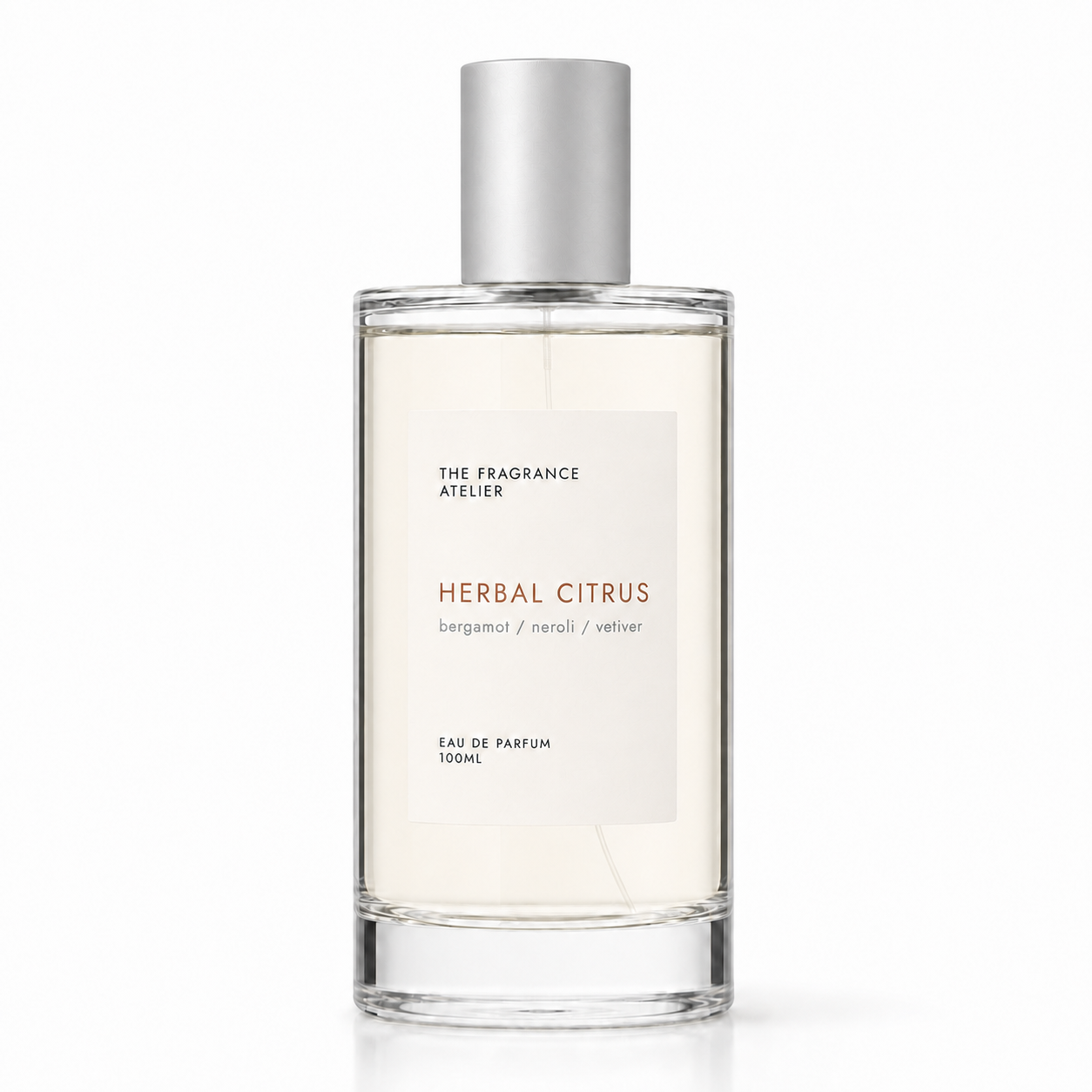 Herbal Citrus Eau de Parfum 100ml bottle by The Fragrance Atelier

