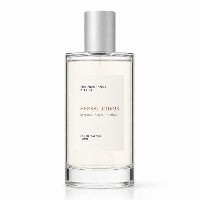 Herbal Citrus Eau de Parfum 100ml bottle by The Fragrance Atelier
