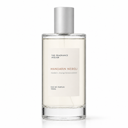 Mandarin Neroli Eau de Parfum 100ml bottle by The Fragrance Atelier