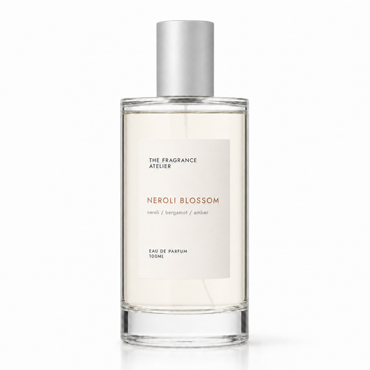 Neroli Blossom Eau de Parfum 100ml bottle by The Fragrance Atelier
