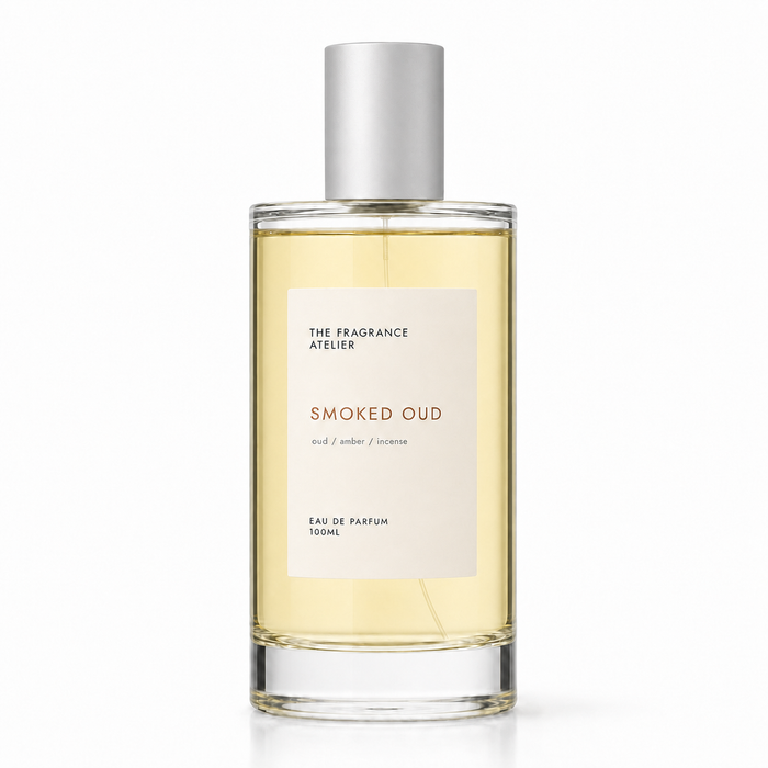 Smoked Oud Eau de Parfum 100ml bottle by The Fragrance Atelier
