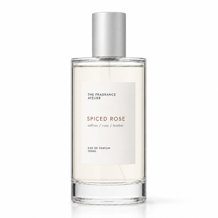 Spiced Rose Eau de Parfum 100ml bottle by The Fragrance Atelier
